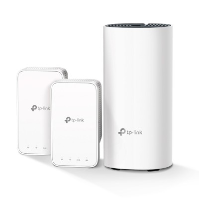 KIT Sistema MESH Wifi AC1200 TP-LINK Deco M3(3-Pack) - 2, 4 GHz, 2 Antenas Internas, 1167 Mbit/s, Blanco
