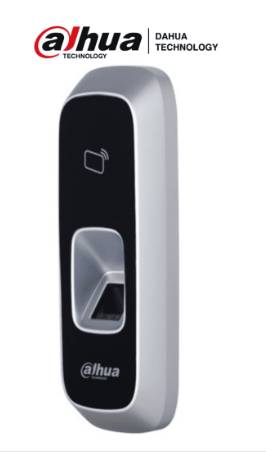 DAHUA ASR1102A-D(V3) - Lectora de Huella y Tarjetas ID/ 125 kHz/ 3 - 000 Huellas/ Comunicación RS-485/ Reconocimiento de Huella de 360 Grados