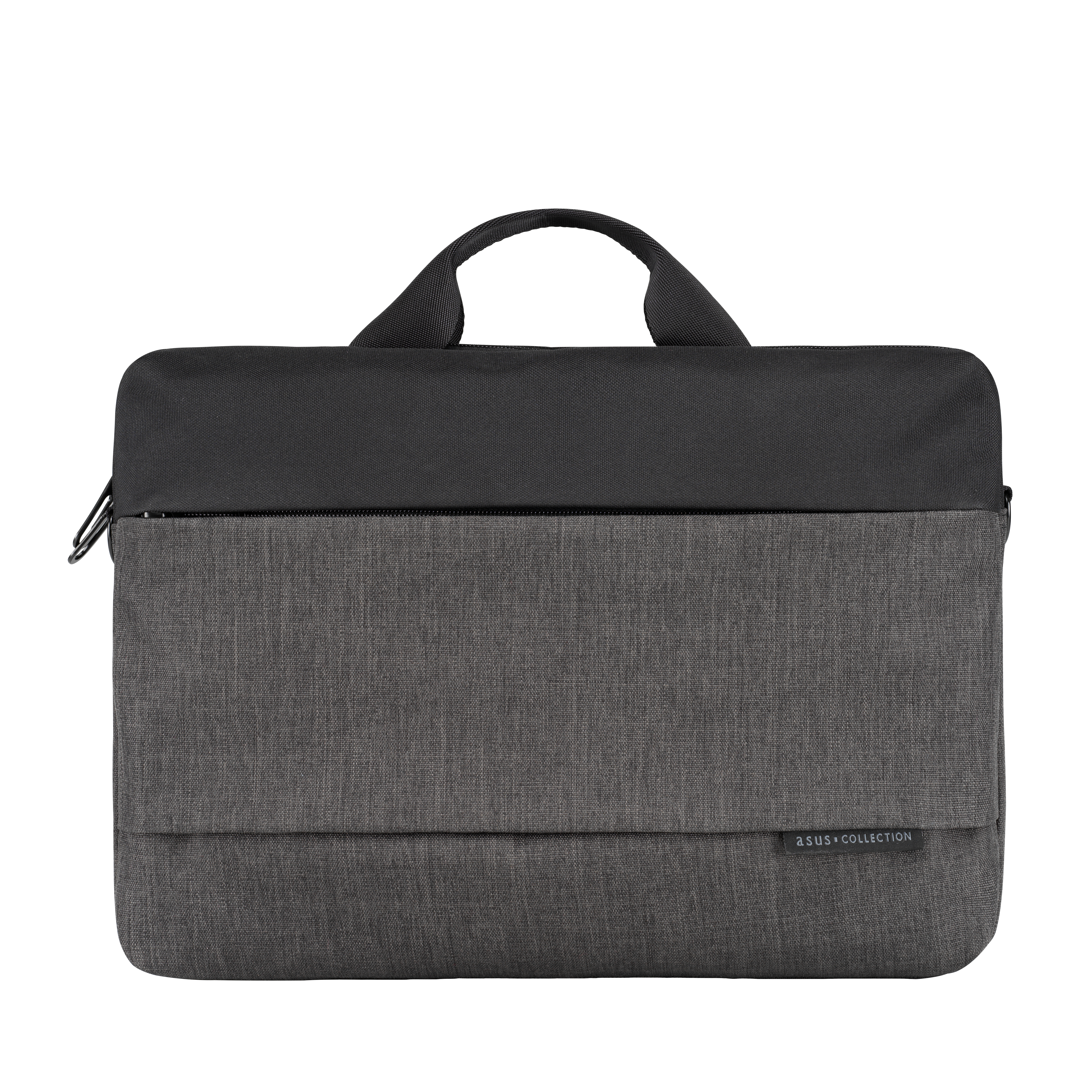 Bolsa de transporte ASUS EOS 2 - 90XB01DN-BBA000, EOS 2 SHOULDER BAG, Gris/Negro, repelente al agua, Poliéster, compatible con equipos de hasta 15.6 pulgada