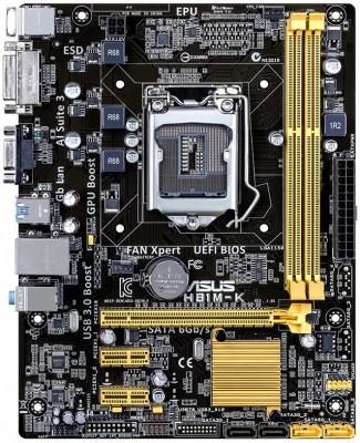 Tarjeta Madre ASUS H81M-K - DDR3-SDRAM, 16 GB, Intel, Socket H3 (LGA 1150), Micro ATX