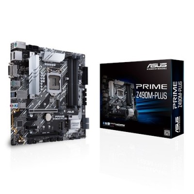 Tarjeta madre PRIME Z490M-PLUS Intel Socket 1200 -