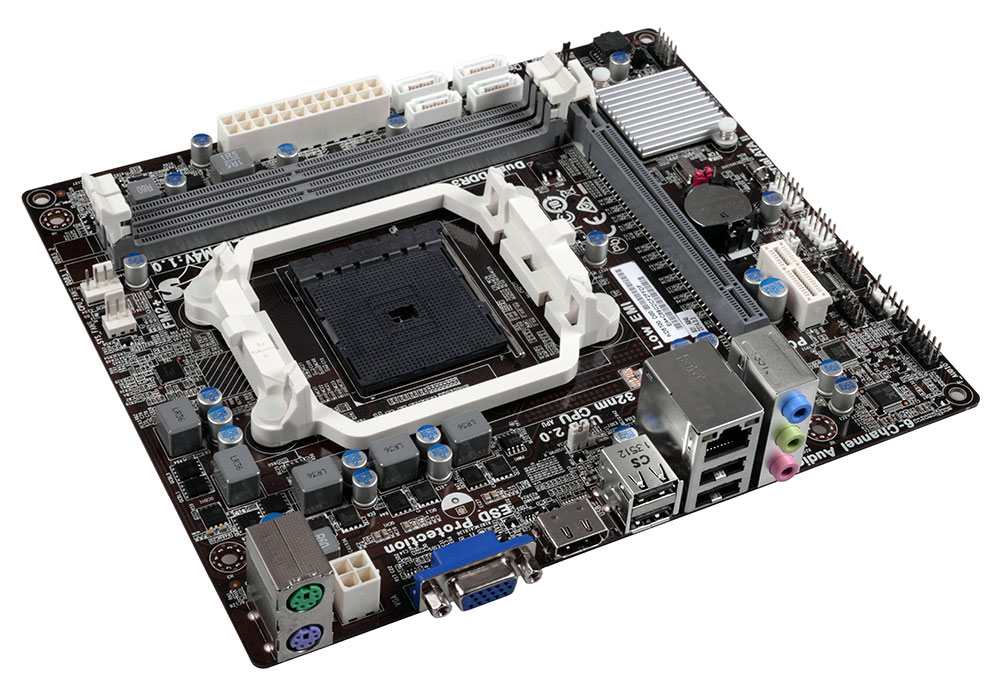ECS A58F2P-M4, DDR3-SDRAM, DIMM, Dual, AMD, AMD A, Athlon, Socket FM2+