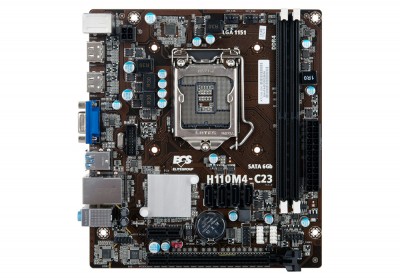 Tarjeta madre ECS H110M4-C23. - DDR4-SDRAM, 32 GB, Intel, LGA1151, Micro ATX