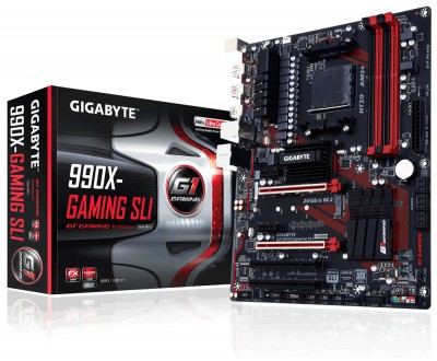 Tarjeta Madre GIGABYTE GA-990X-GAMING SLI - DDR3-SDRAM, 32 GB, AMD, Socket AM3+, ATX