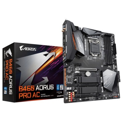 Tarjeta Madre GIGABYTE B460 AORUS - DDR4, 128 GB, Intel, LGA 1200, Micro ATX