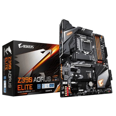 Motherboard GIGABYTE Z390 AORUS ELITE - DDR4, 128 GB, Intel, 1151, ATX