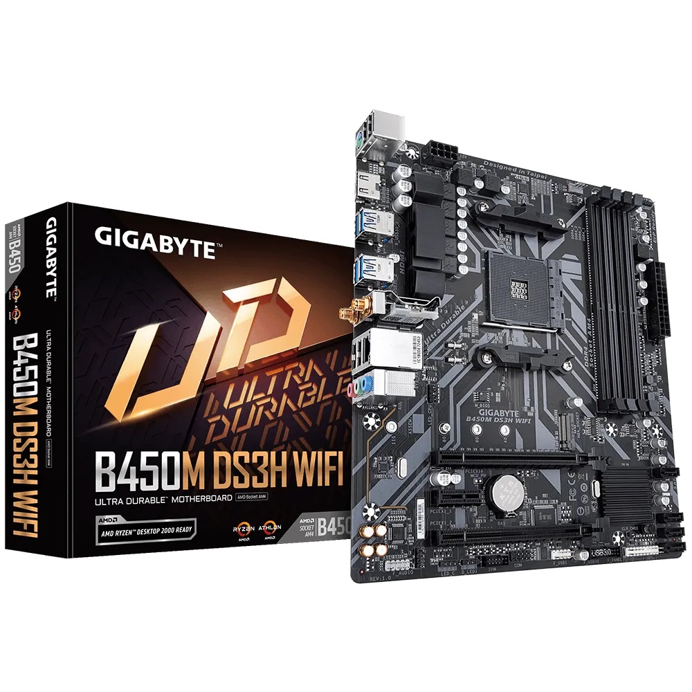 MB GIGABYTE B450M DS3H WIFI -