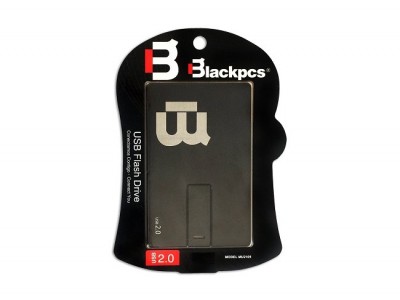 Memoria USB Blackpcs 2105 - Negro, 16 GB, USB 2.0