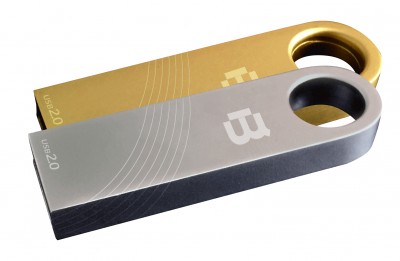 Memoria USB Blackpcs 2106 - Plata, 16 GB, USB 2.0