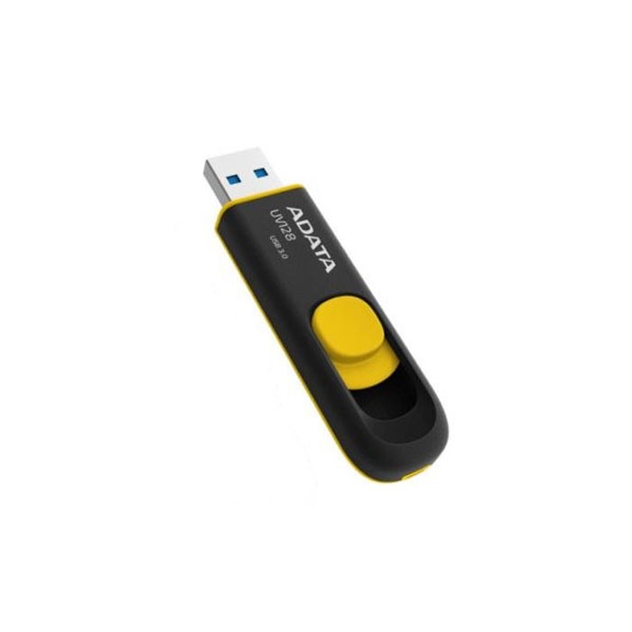 Memoria USB ADATA UV128 - Negro, 32 GB, USB 3.2 (retrocompatible con 3.0 y 2.0), 100 MB/s