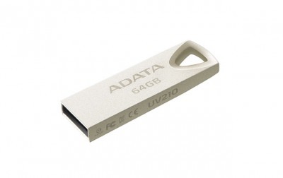 Memoria USB ADATA - Plata, 64 GB, USB 2.0