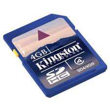 Memoria SD Kingston Technology - 4 GB, SDHC, 10 MB/s, Negro