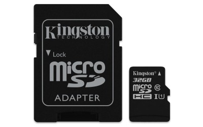 Memoria Micro SD Kingston Technology SDCS/32GB - 32 GB, Negro