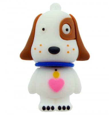 Memoria USB BROBOTIX 180300-5 - Color blanco, 16 GB, USB