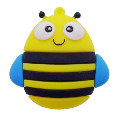 Memoria USB BROBOTIX 180300-7 - Amarillo, 16 GB, USB