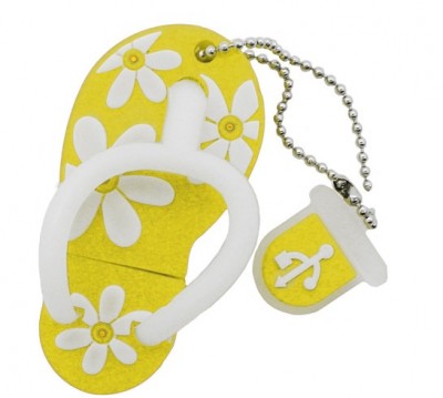 Memoria USB BROBOTIX 180300-14 - Amarillo, 16 GB, USB