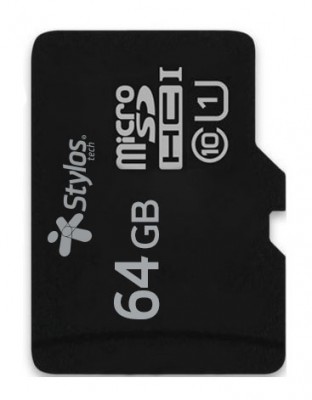 Memoria Micro SD 64GB S/A Stylos. STMSDS4B -