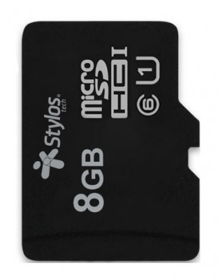 Memoria Micro SD 8GB S/A Stylos. STMSDS1B -