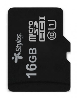 Memoria Micro SD 16GB S/A Stylos. STMSDS2B -