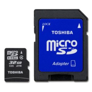 Memoria Micro SD TOSHIBA - 32 GB, Negro