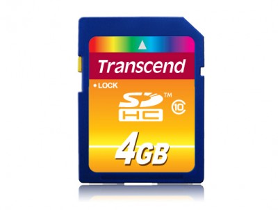 Memoria SD TRANSCEND - 4 GB, 20 MB/s, Azul