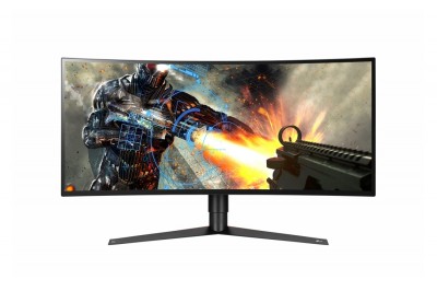 Monitor Curvo LG 34GK950G - 34 pulgadas, 400 cd / m², 3440 x 1440 Pixeles, 5 ms, Negro