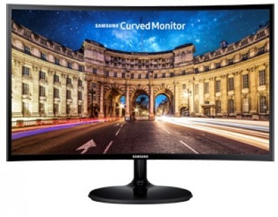 Monitor SAMSUNG - 23.5 pulgadas, 250 cd / m², 1920 x 1080 Pixeles, 4 ms, Negro, Curvo