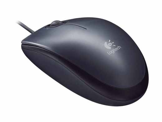 Mouse LOGITECH M100 - USB, 3, Óptico, 1000 DPI, Negro
