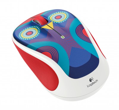 Mouse LOGITECH M317 - Azul, 3 botones, RF inalámbrico, Óptico, 1000 DPI