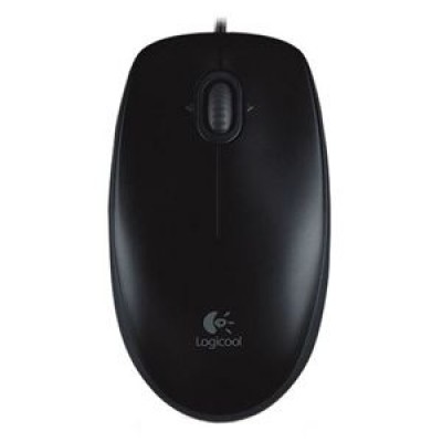 Mouse LOGITECH M100 - Negro, 3 botones, USB, Óptico, 1000 DPI