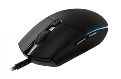 Mouse LOGITECH G Pro Gaming - Juego, 12000 DPI, Negro