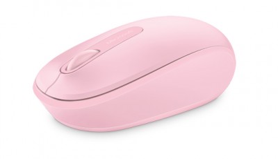 Mouse MICROSOFT Wireless Mobile Mouse 1850 Inalambrico - Rosa, 2 botones, RF Wireless+USB