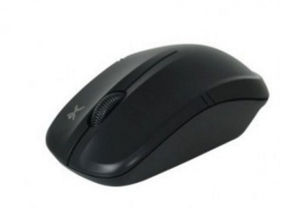 Mouse PERFECT CHOICE PC-044758 - Negro, 3 Botones, RF Inalámbrico, Óptico, 1600 DPI