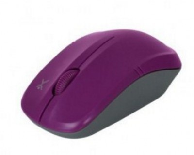 Mouse PERFECT CHOICE - Morado, RF inalámbrico, 1600 DPI