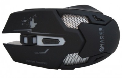Mouse Naceb Technology NA-615 - Juego, Negro