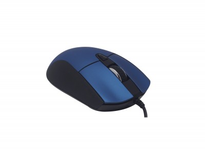 Mouse Naceb Technology NA-0115A - Azul, 6 botones, Alámbrico, Óptico, 800 - 2400 DPI