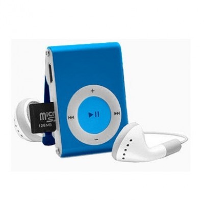 Reproductor MP3 BROBOTIX 093035 - Azul, MicroSD (TransFlash), MP3, 3, 5 mm