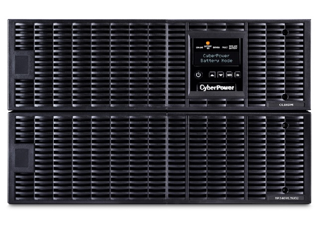 No Break Cyberpower OL8KRT 8000VA / 8000W - Online Doble Conversión, 200 - 240 Vac / 200 - 240 Vac. Pantalla LCD