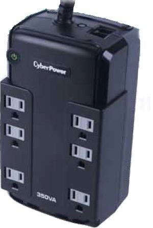No-Break CyberPower - 350 VA, 255 W, 8 h, Negro, Hogar y Oficina