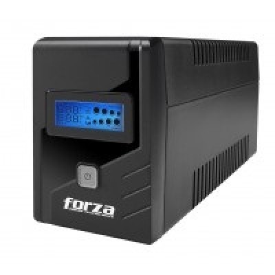 No-break FORZA SL-761LCD - 750 VA, 375 W, Negro, Hogar y Oficina