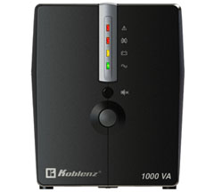No-Break KOBLENZ 10017 USB/R - 1000 VA, 500 W, 1 h, Negro, Hogar y Oficina