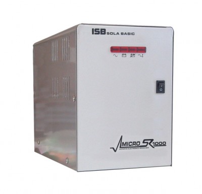 No-Break Industrias Sola Basic MICROSR 1000 VA - 1000 VA, 650 W, Color blanco, Hogar y Oficina