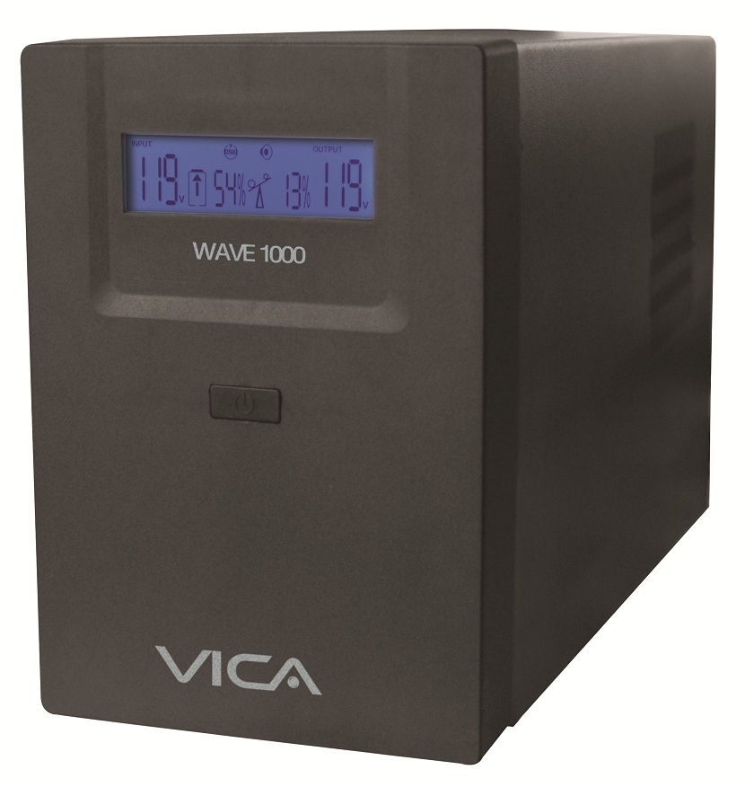 No-Break VICA - 1000 VA, 550 W, Negro, Oficina