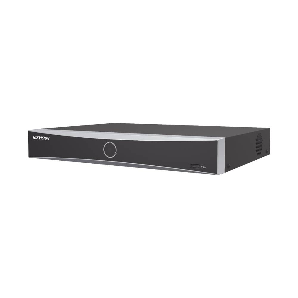 NVR 12 Megapíxel (4K) / 8 canales IP / 8 Puertos PoE+ / Reconocimiento Facial / AcuSense (Evita Falsas Alarmas) -