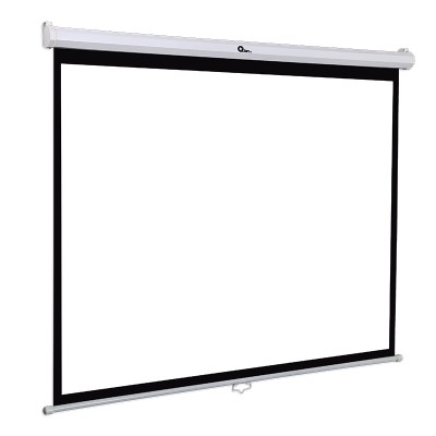 Pantalla proyección manual 100 pulgadas Qian QPG-69502 - 100 pulgadas, Color blanco