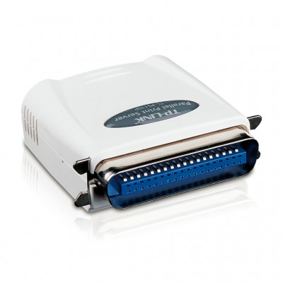 Print server TP-LINK - Puerto Paralelo, Ethernet, Color blanco, 10/100 Mbps