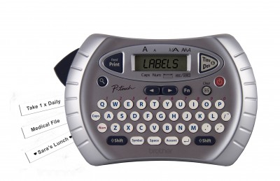 Rotulador Brother P-touch PT70BM - térmica directa, teclado qwerty, imprime etiquetas no laminadas de 12 mm de ancho