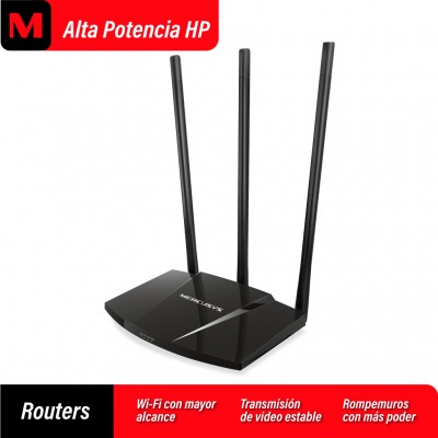 Router inalámbrico N de alta potencia de 300Mbps MERCUSYS MW330HP -