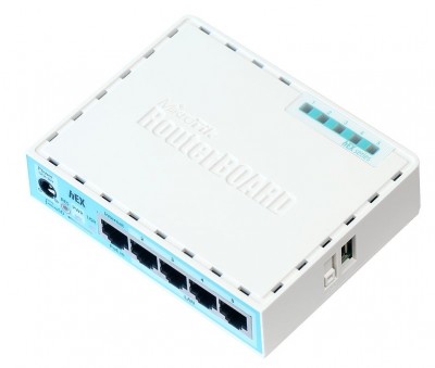 Router MIKROTIK RB750GR3 - 800 Mbti/s, Color blanco