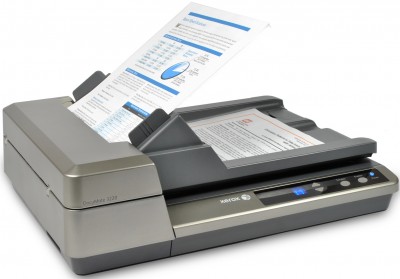 Escáner XEROX Documate 3220 - 216 x 965 mm, 23 ppm, Base plana y ADF, CIS, 1500 páginas